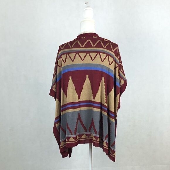 Cotton Emporium Aztec Open Front Cardigan - Picture 3 of 6